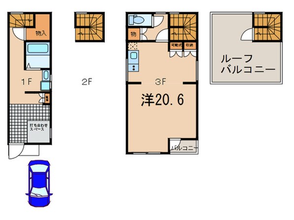 セントレイ茗荷谷の物件間取画像